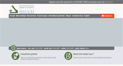 Desktop Screenshot of dentisterieaylmer.com